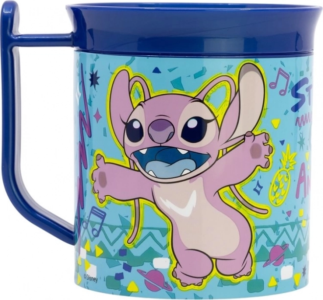 Műanyag bögre Stitch mintával