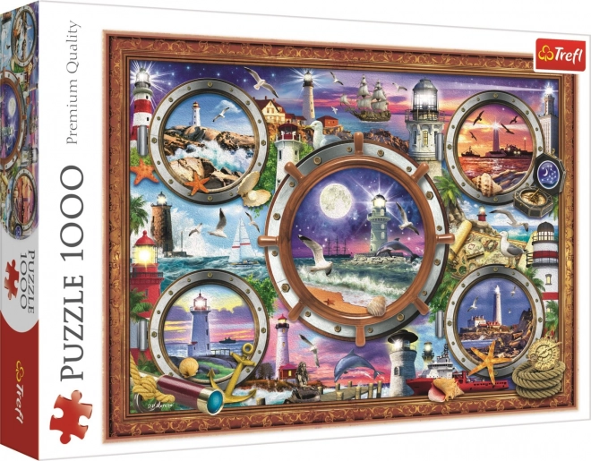 Trefl világítótornyok puzzle, 1000 darabos