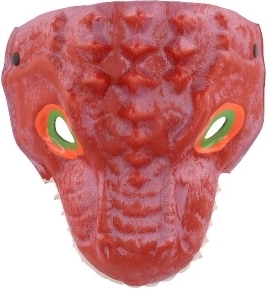 Dinoszaurusz habmaszk 20x19 cm különböző típusok karneválra