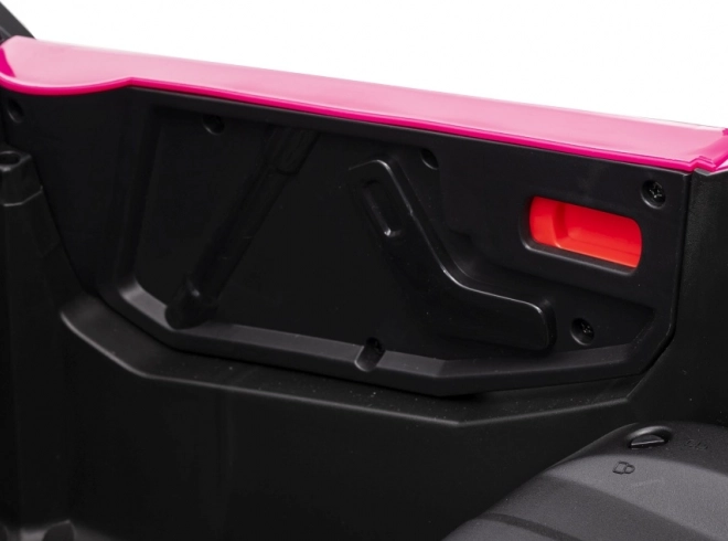 Gyermek elektromos autó Buggy Madman UTV-MX rózsaszín