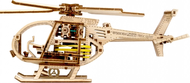 wooden city helikopter 3D puzzle