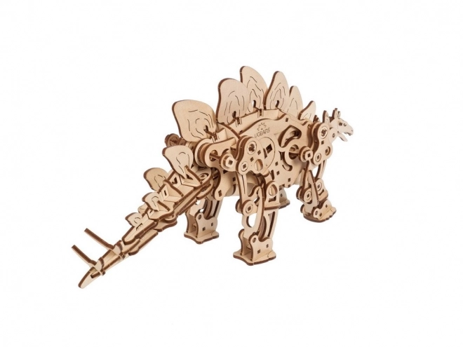 Ugears 3D fa mechanikus puzzle Stegosaurus