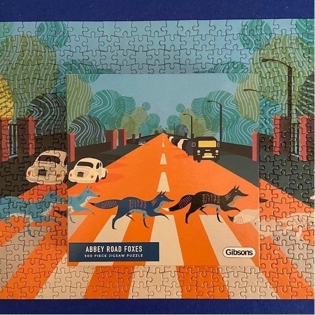 Gibsons Abbey Road rókák 500 darabos puzzle