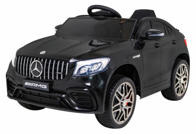 Mercedes Benz GLC63S gyerekeknek fekete + távirányító + 4x4 meghajtás + MP3 LED + EVA + lassú indítás