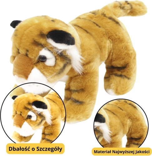 Puhaplüs tigris barna 25 cm