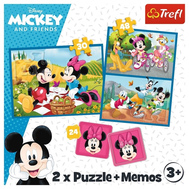 Disney hősök puzzle és memóriajáték