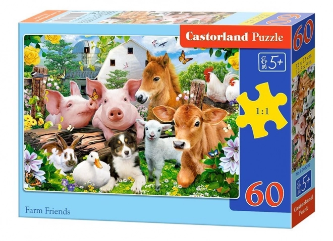 Farm Friends 60 darabos puzzle