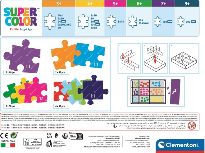 Clementoni állati barátok puzzle készlet