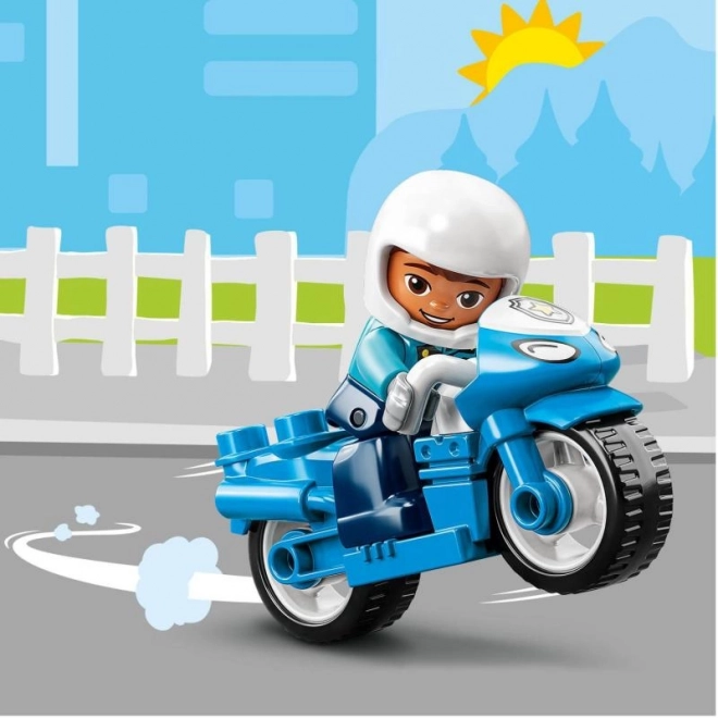 Lego Duplo városi rendőrmotor