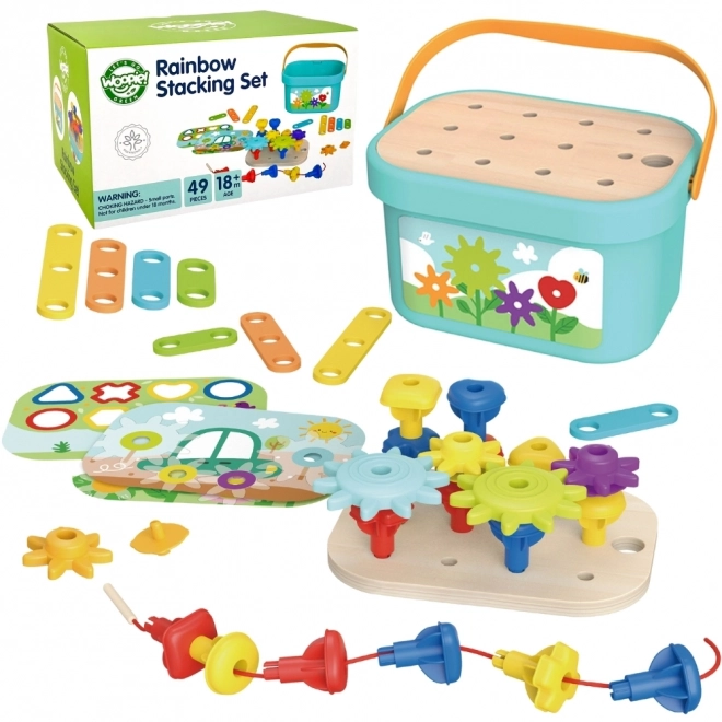 Woopie Green Montessori 12 az 1-ben motorkészlet