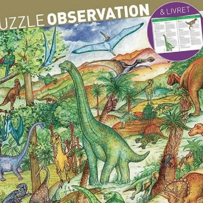 Djeco puzzle Dinoszauruszok 100 darabos