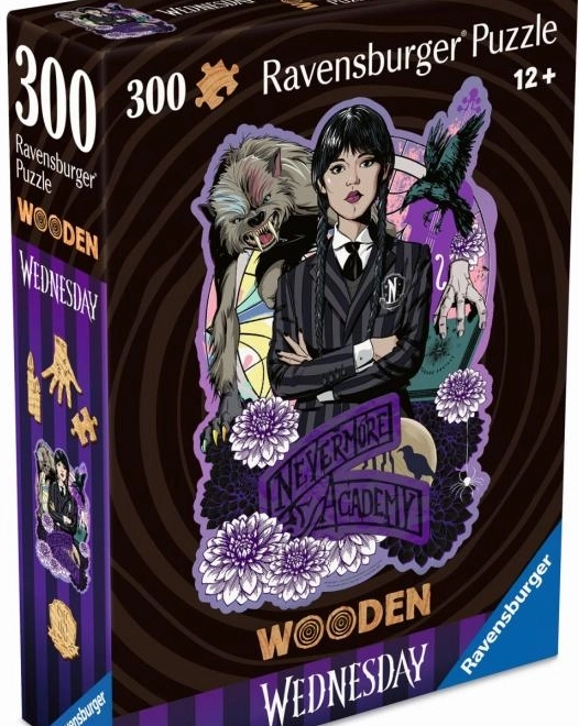 Fa puzzle Wednesday, 300 darabos, Ravensburger