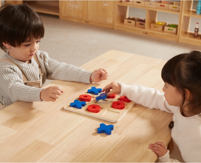 Viga Fa Klasszikus Tic-Tac-Toe Játék