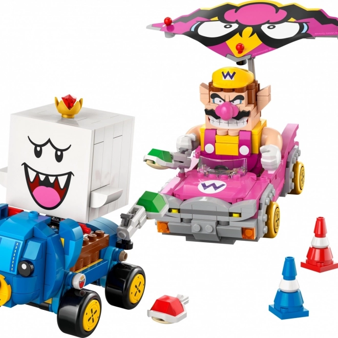 LEGO Super Mario Mario Kart - Wario és King Boo építőjáték