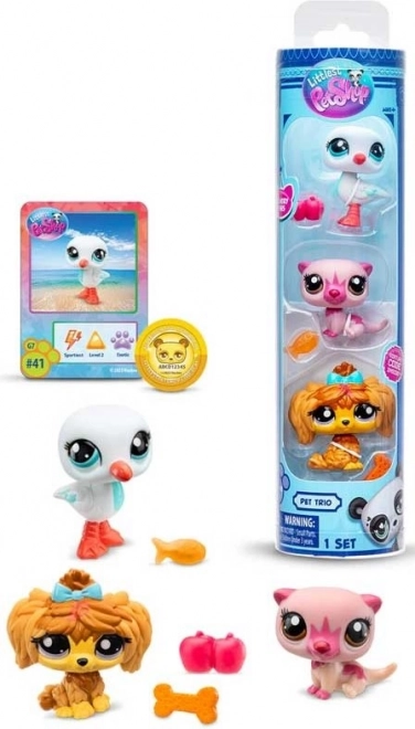 Hasbro Littlest Pet Shop állatfigurák trió II