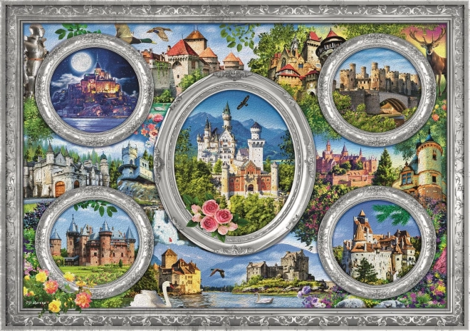 Világkastélyok 1000 darabos puzzle