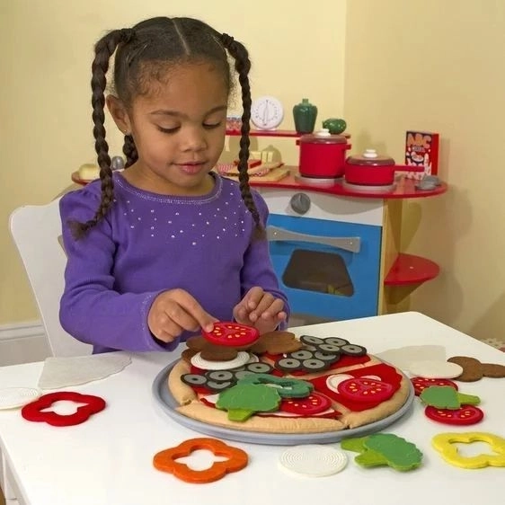 Filc Pizza Játék Melissa & Doug