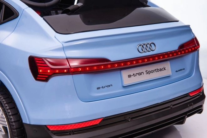 Audi E-Tron Akkumulátoros autó kék QLS-6688
