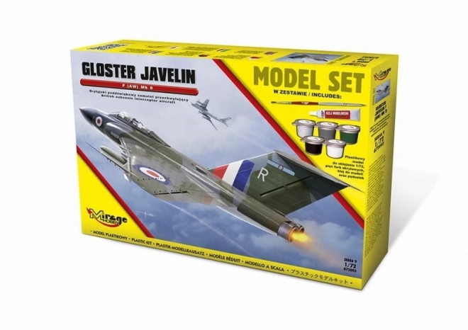 Gloster Javelin brit szubszonikus elfogó repülőgép modell