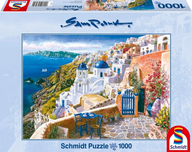 Kilátás Santoriniből 1000 darabos puzzle