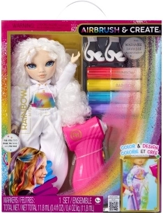 Rainbow High Airbrush baba kiegészítőkkel – zöld szemek
