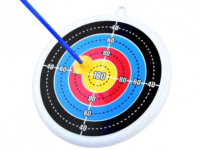 Világító íjász készlet céltáblával és nyilakkal