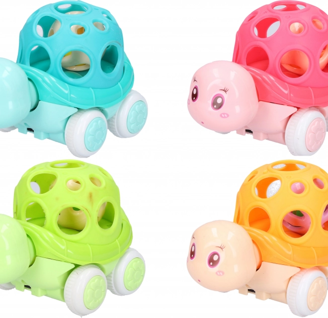 Műanyag teknős csörgő 11 cm