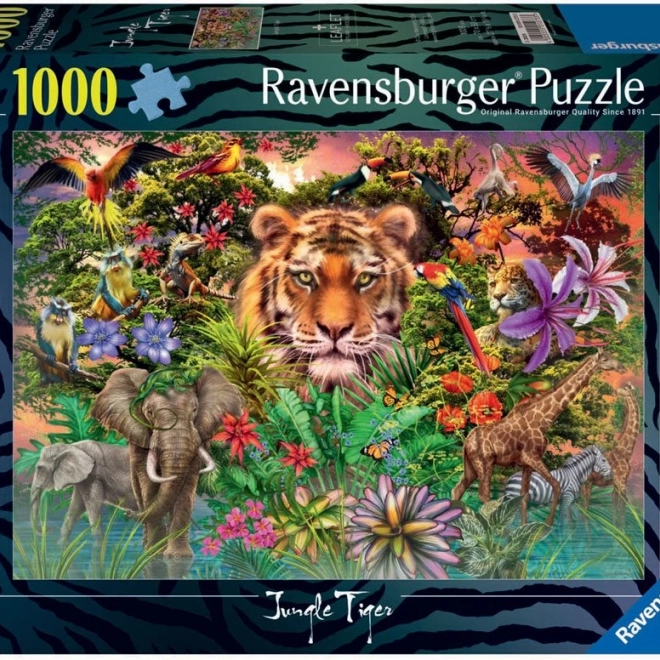 Exotikus állatok puzzle 1000 darab