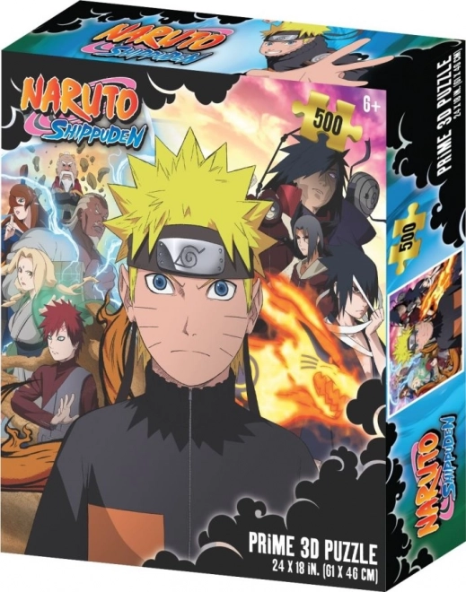 Naruto Shippuden 3D puzzle 500 darabos