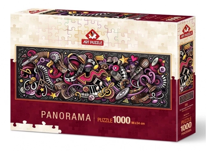 Panoráma puzzle Ritmus elemei 1000 darabos