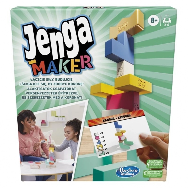 Jenga Maker ügyességi társasjáték