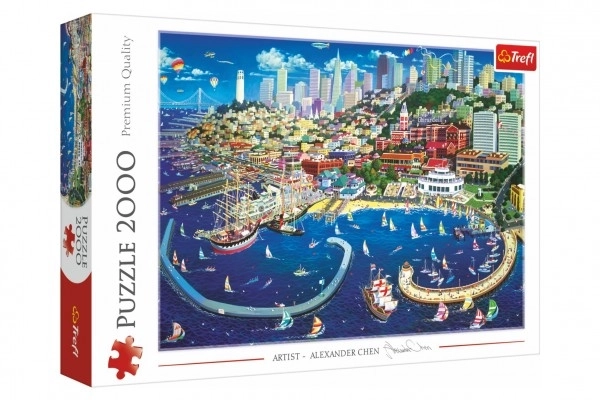 Puzzle 2000 darabos San Francisco-öböl