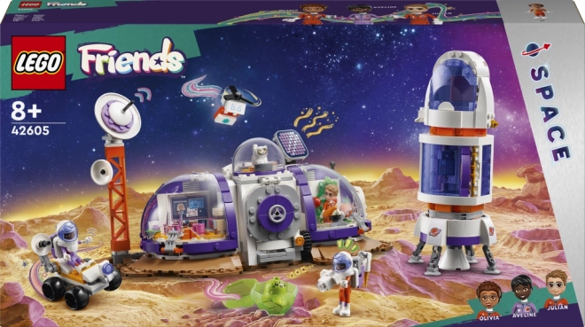 Mars-állomás és rakéta LEGO Friends építőkészlet