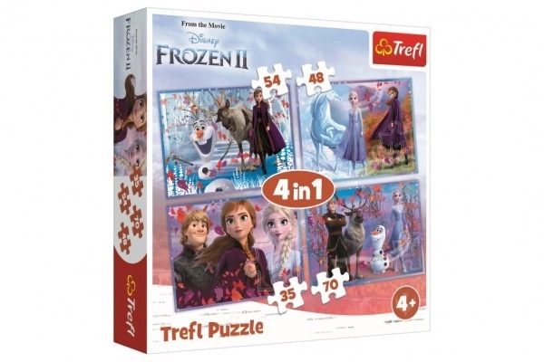 4 az 1-ben puzzle Jégvarázs - Utazás az ismeretlenbe