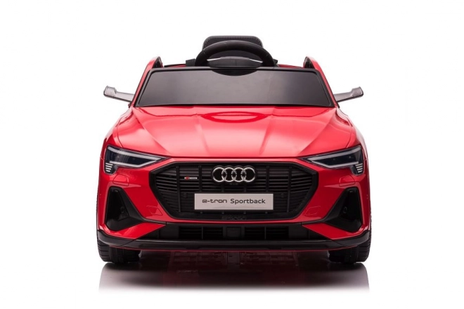 Audi E-Tron piros akkumulátoros autó QLS-6688