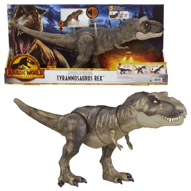 Jurassic World tirannoszaurusz pusztító és nyelő figura