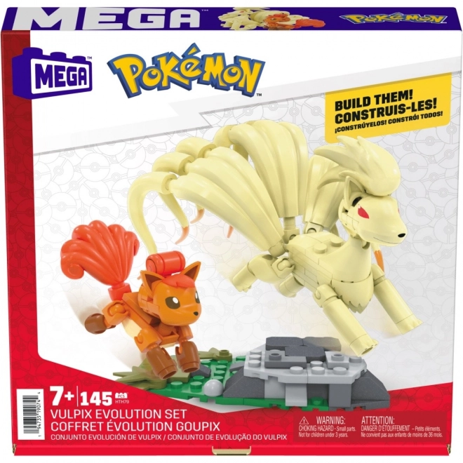 Mega Pokémon vulpix evolúció építőkészlet