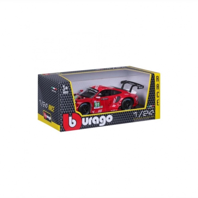 Bburago Porsche 911 RSR LM 2020 versenyautó 1:24