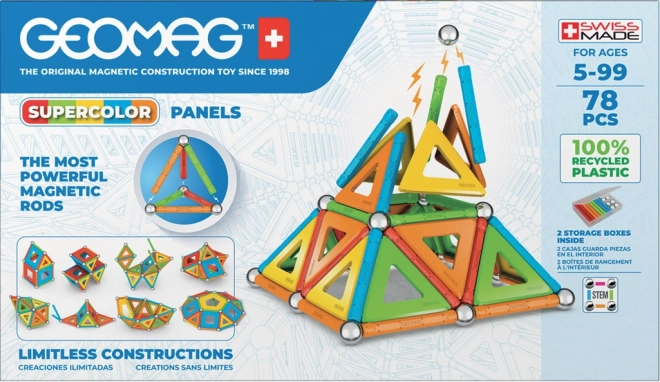 Geomag szuper színes panelek szett