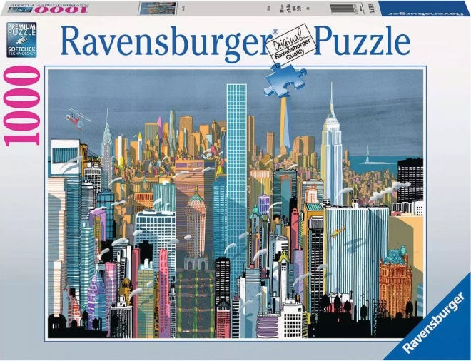 Ravensburger new york város puzzle 1000 darabos