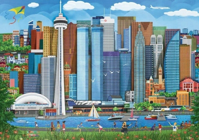 Eurographics piknik Toronto puzzle 1000 darabos