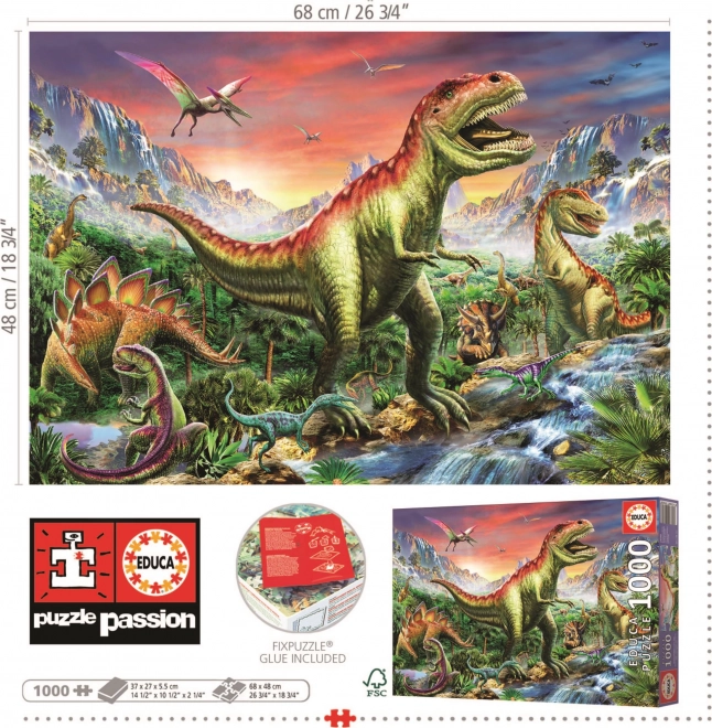 Jurassic Forest Puzzle 1000 darabos