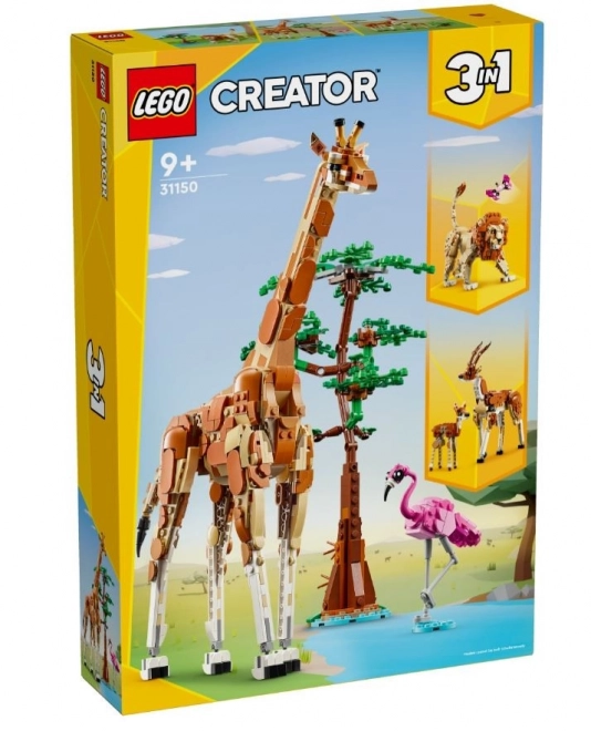 Lego Creator szafari állatok építő készlet