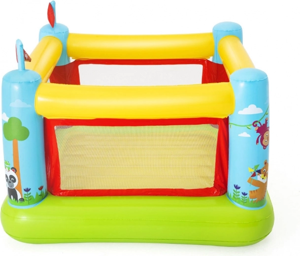 Biztonságos hálós falak és puha párnázás