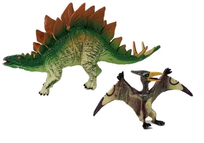 Stegosaurus és Pteranodon dinoszaurusz figura készlet