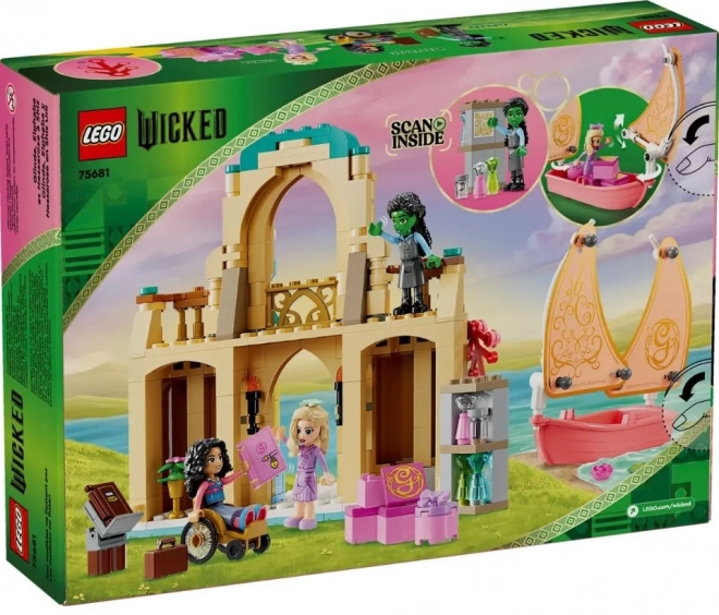 Lego Wicked Glinda, Elphaba és Nessarose a Shiz Egyetemen