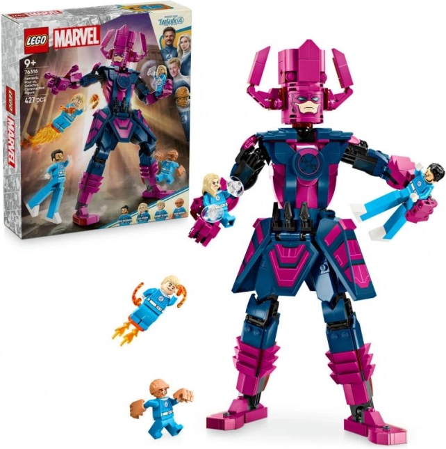 Lego Marvel Fantasztikus Négyes vs. Galactus – akciófigura és minifigurák