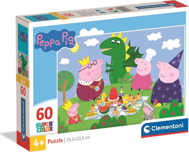 Clementoni Prasátko Peppa puzzle 60 darabos