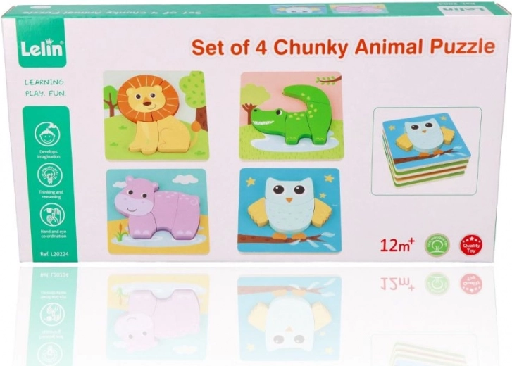 4 állat egy szettben