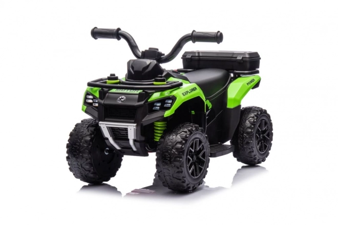 Gyerek akkumulátoros quad zöld